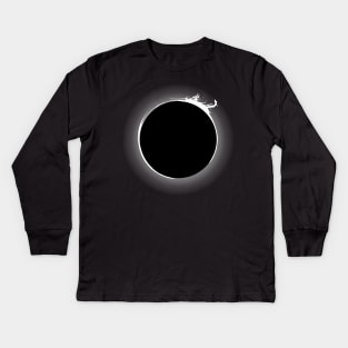 Solar Eclipse (Heptapod) Kids Long Sleeve T-Shirt